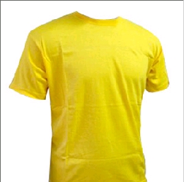 yellow cotton T-shirt